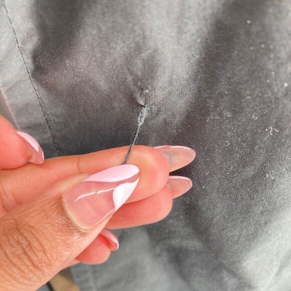 Banana Republic Women’s Black Cotton Belted Trench Coat Medium - Picture 9 of 15